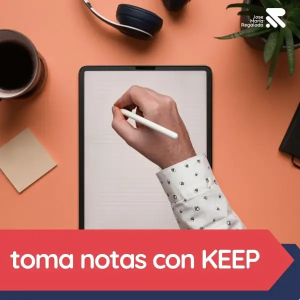 toma notas con google keep